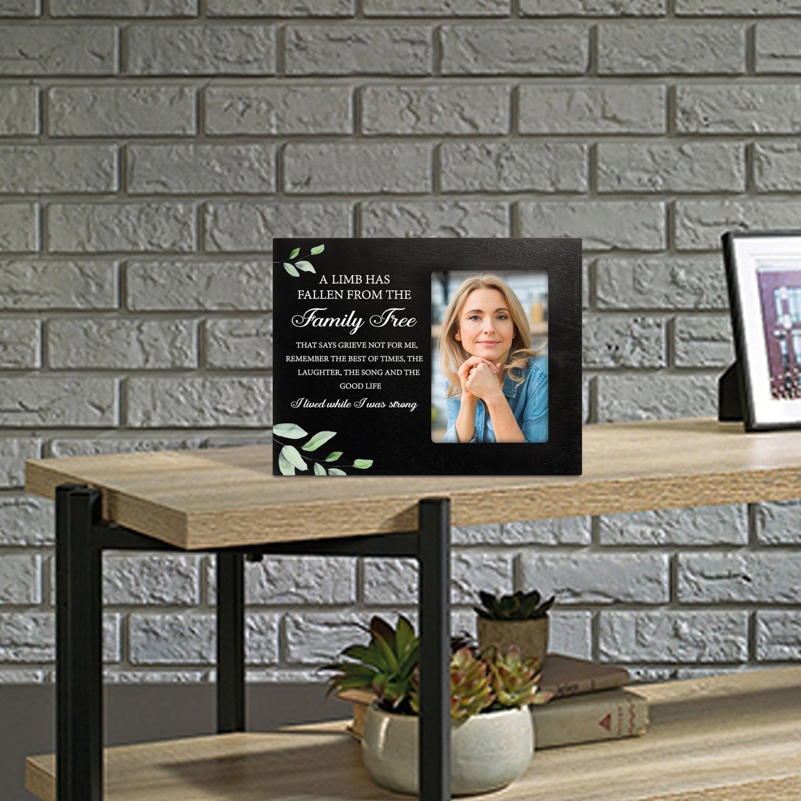 Sentimental Human Memorial Photo Frame Gift Bereavement Gift Ideas - A limb has Fallen - LifeSong Milestones