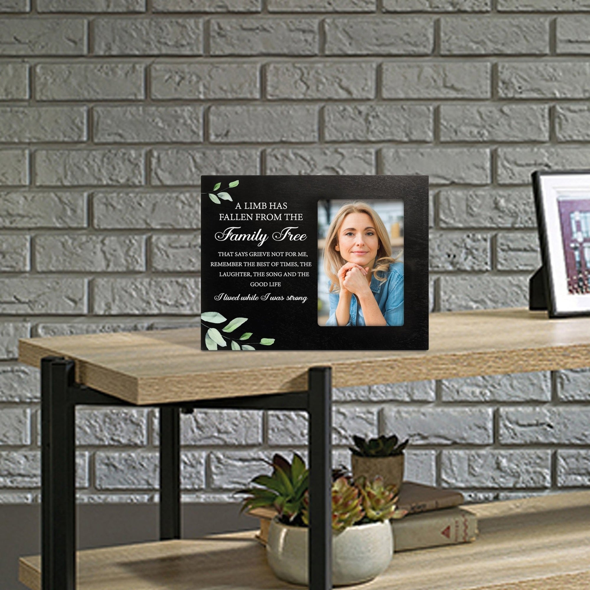 Sentimental Human Memorial Photo Frame Gift Bereavement Gift Ideas - A limb has Fallen - LifeSong Milestones