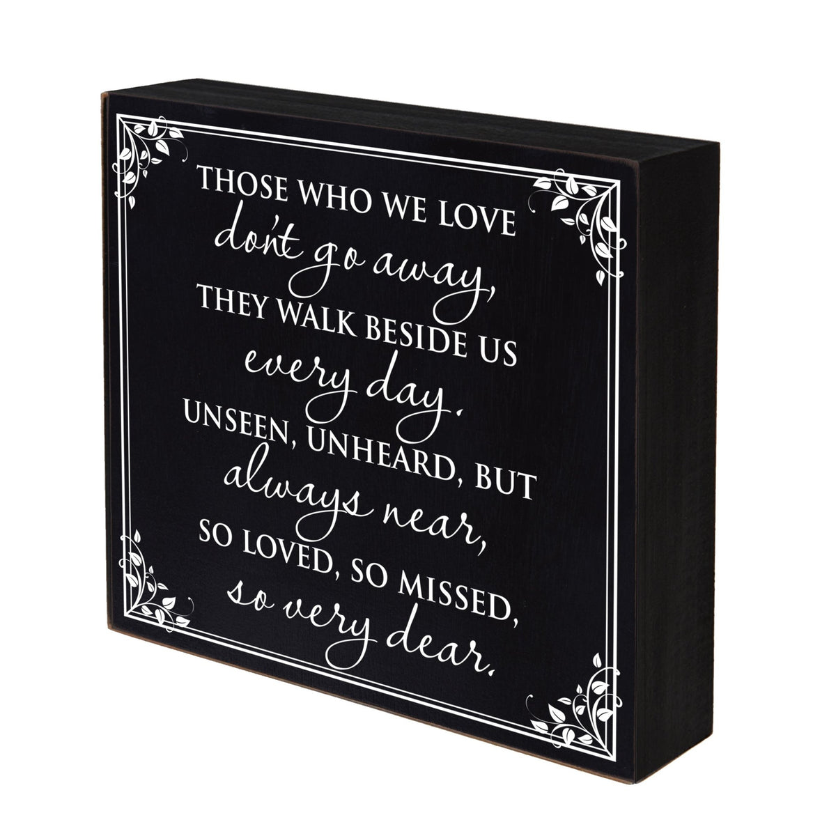 Shadow Box 10x10 Those Who We Love Wooden Remembrance - LifeSong Milestones