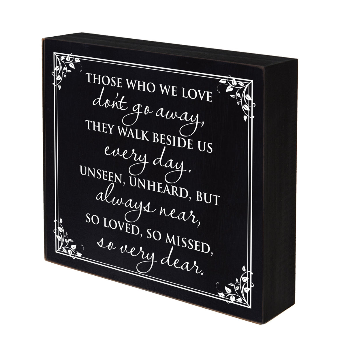 Shadow Box 6x6 Those Who We Love Wooden Remembrance - LifeSong Milestones