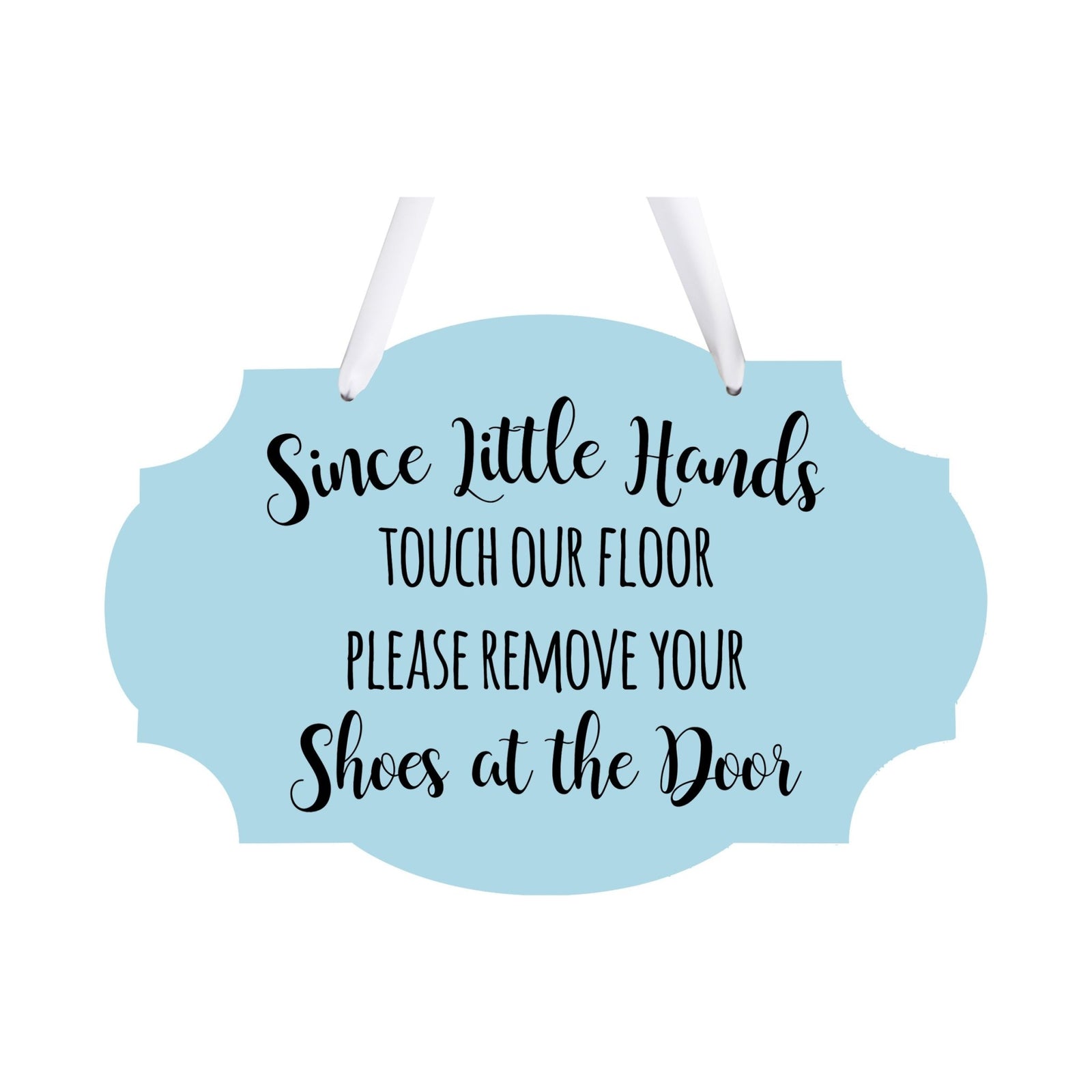 Shaped Rope Sign For New Home Design 3 - Little Hands - LifeSong Milestones