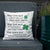 St. Patrick's Day Decorative Throw Pillow - May Love And Laughter - LifeSong Milestones
