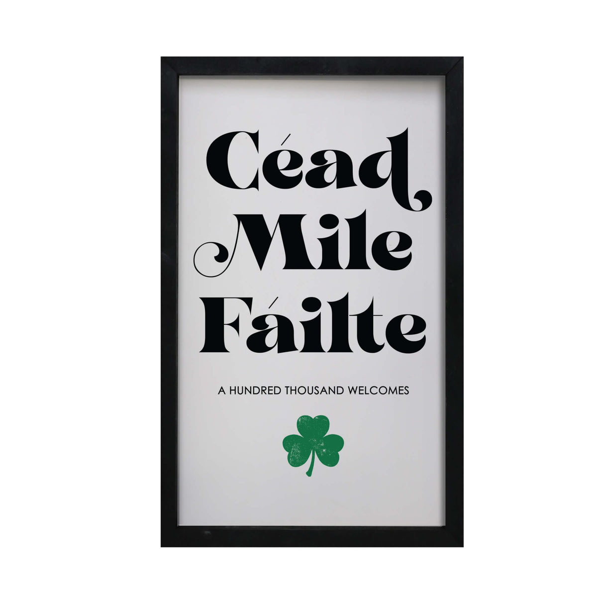 St. Patrick's Day Framed Shadow Box For Home Decor and Gift Ideas - LifeSong Milestones