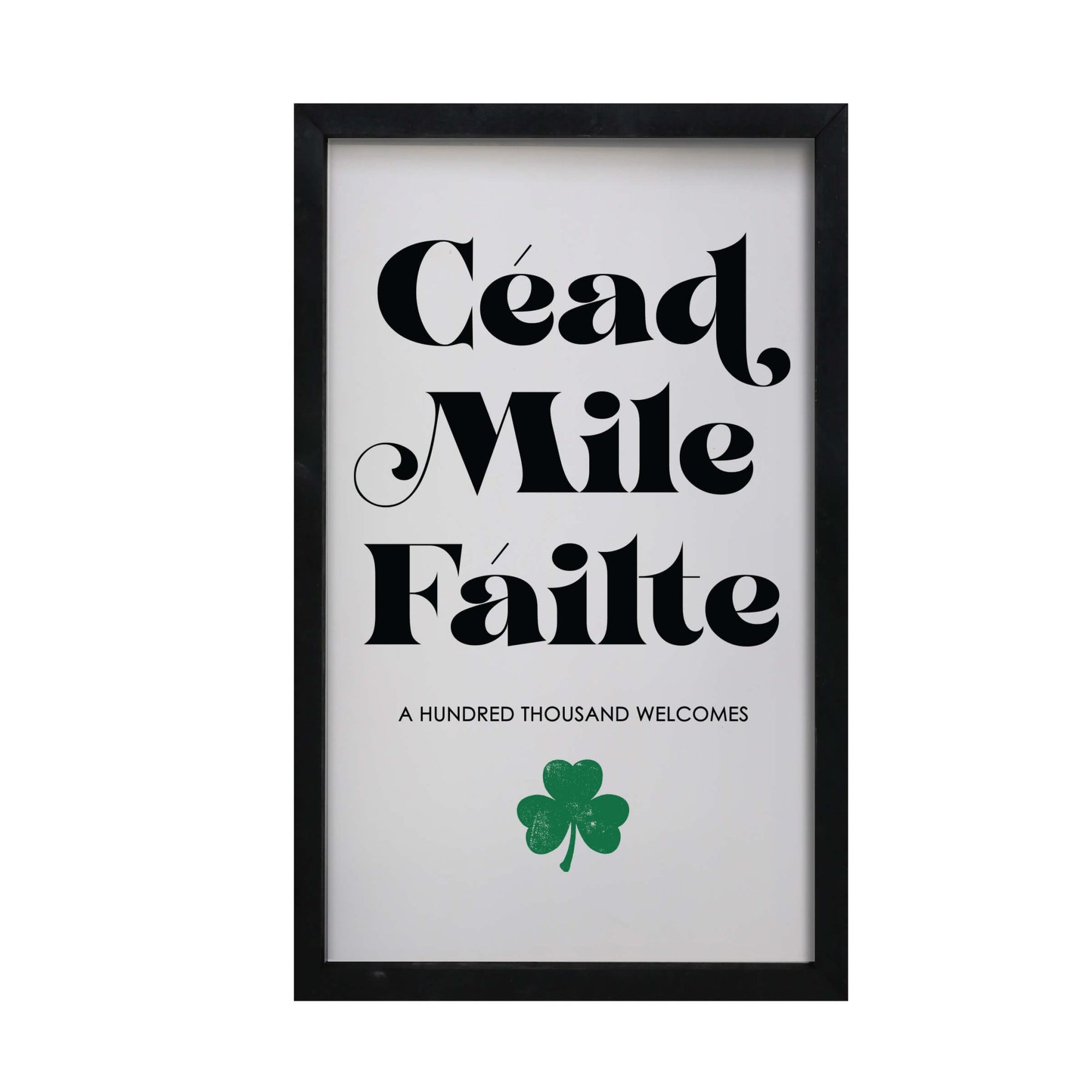 St. Patrick's Day Framed Shadow Box For Home Decor and Gift Ideas - LifeSong Milestones