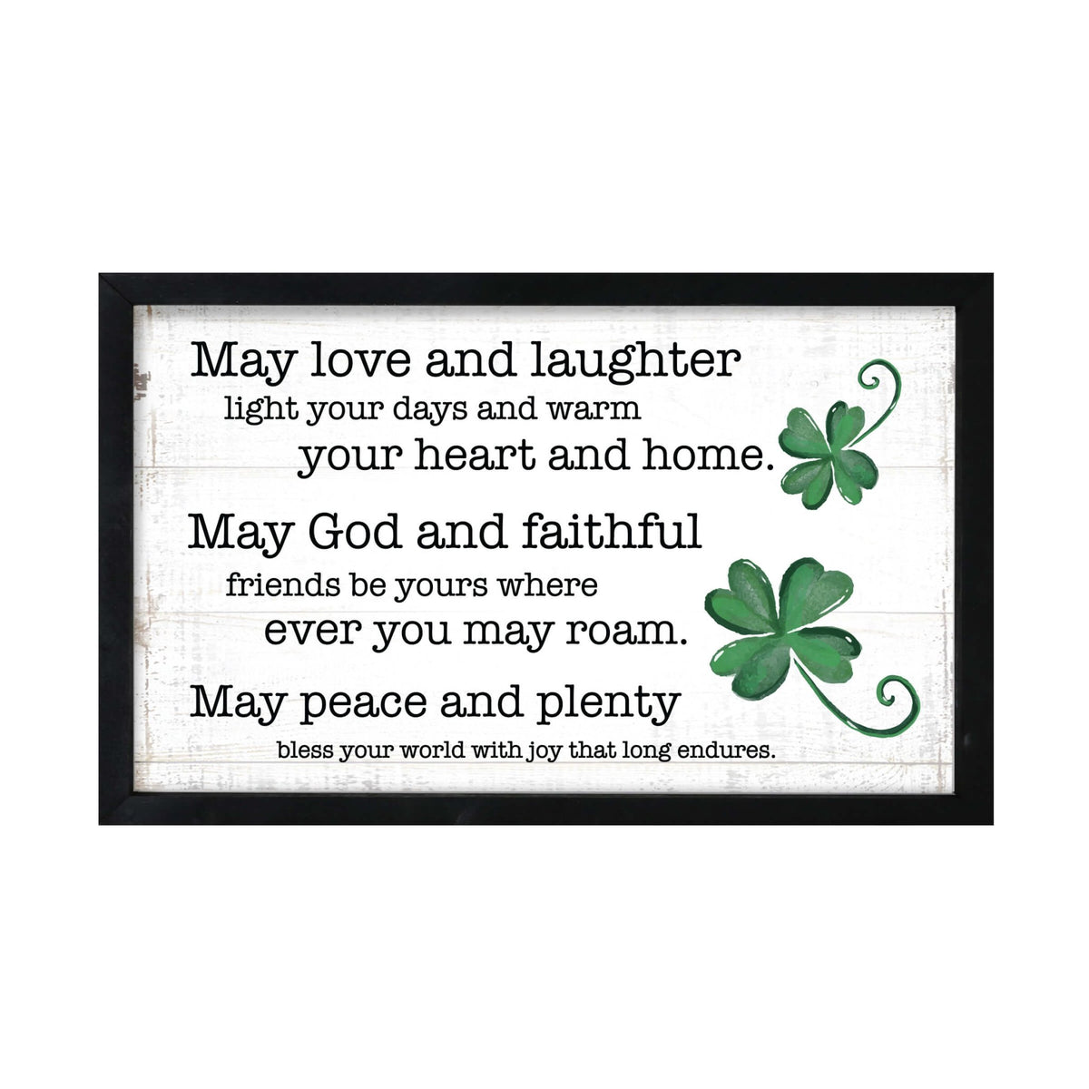 St. Patrick's Day Framed Shadow Box For Home Decor and Gift Ideas - LifeSong Milestones
