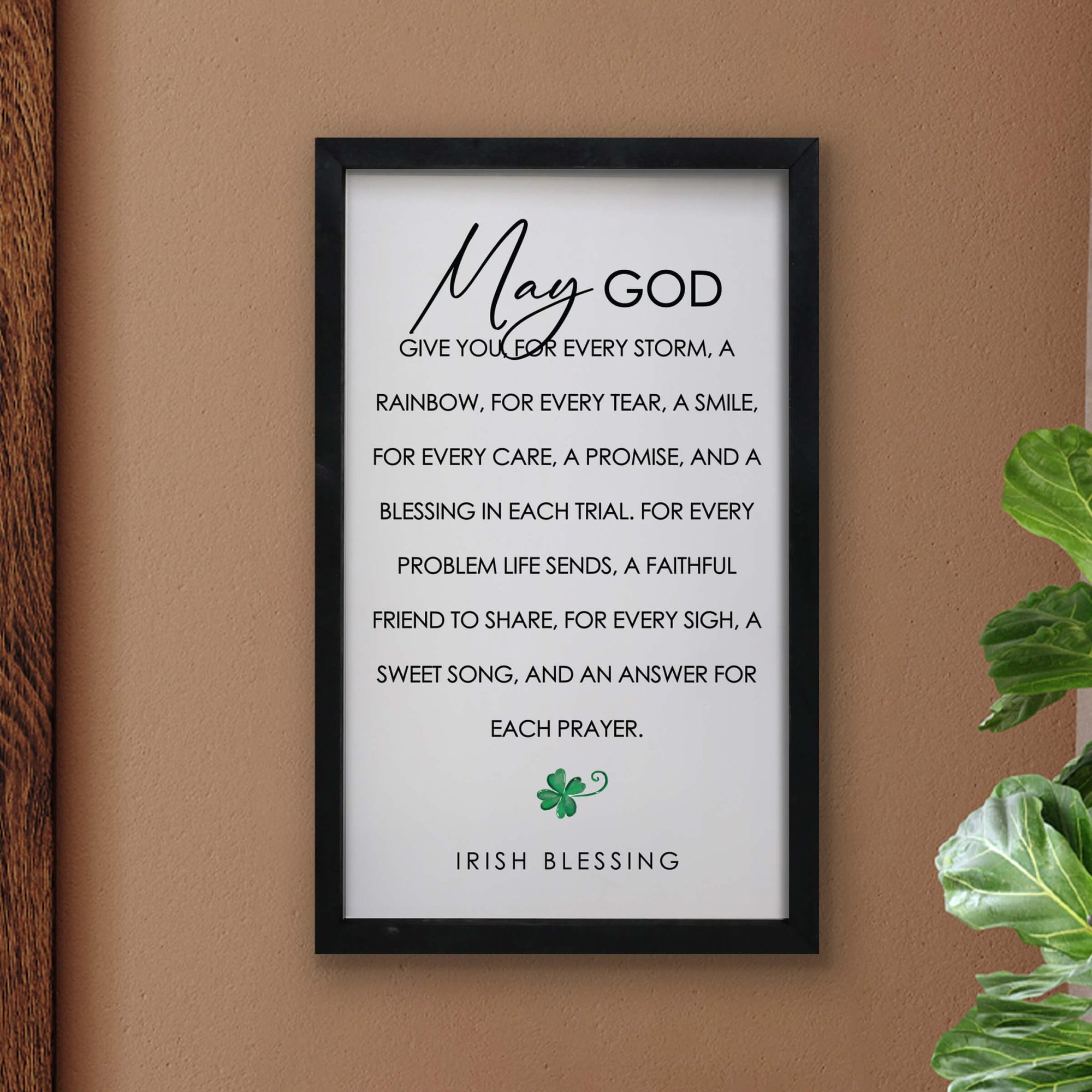 St. Patrick's Day Framed Shadow Box For Home Decor and Gift Ideas - LifeSong Milestones