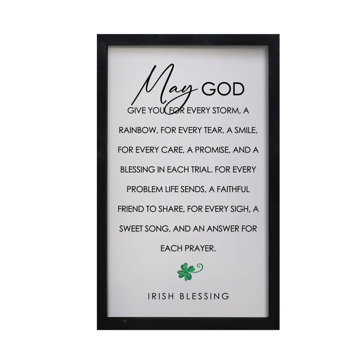 St. Patrick's Day Framed Shadow Box For Home Decor and Gift Ideas - LifeSong Milestones