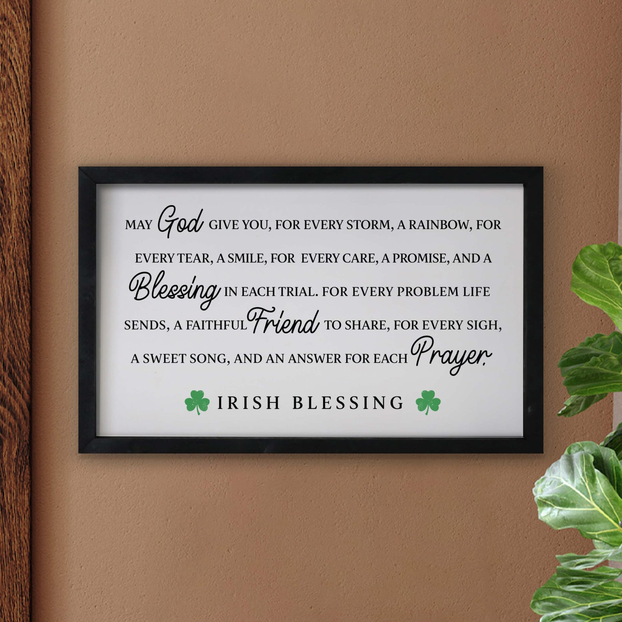 St. Patrick's Day Framed Shadow Box For Home Decor and Gift Ideas - LifeSong Milestones