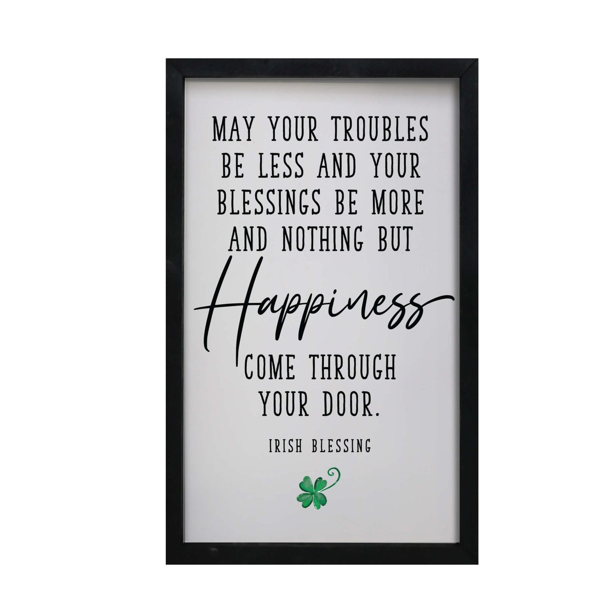 St. Patrick&#39;s Day Framed Shadow Box For Home Decor and Gift Ideas - LifeSong Milestones