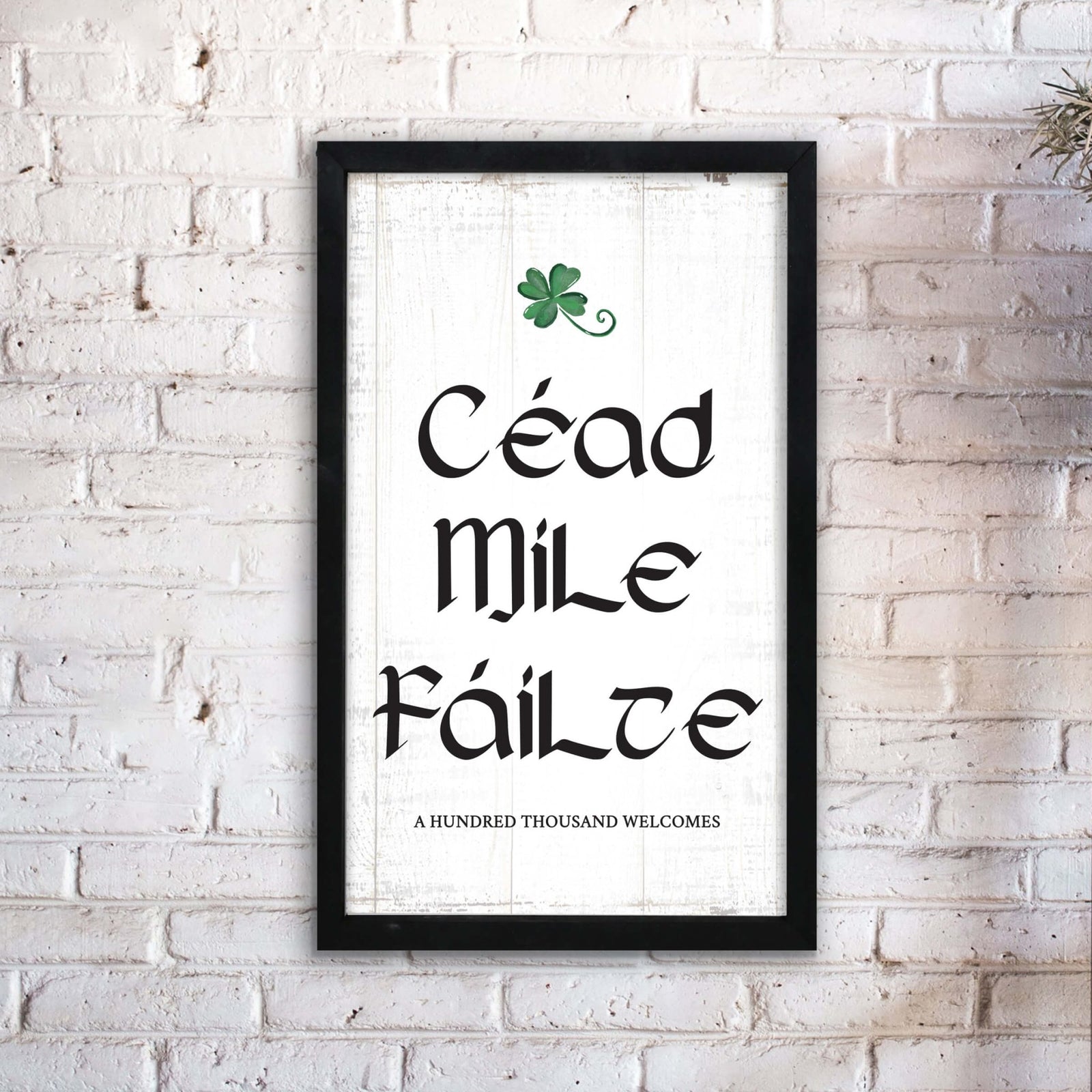 St. Patrick's Day Framed Shadow Box For Home Decor and Gift Ideas - LifeSong Milestones