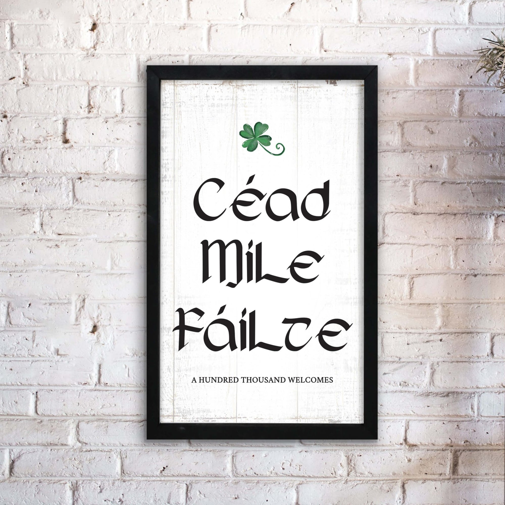 St. Patrick's Day Framed Shadow Box For Home Decor and Gift Ideas - LifeSong Milestones