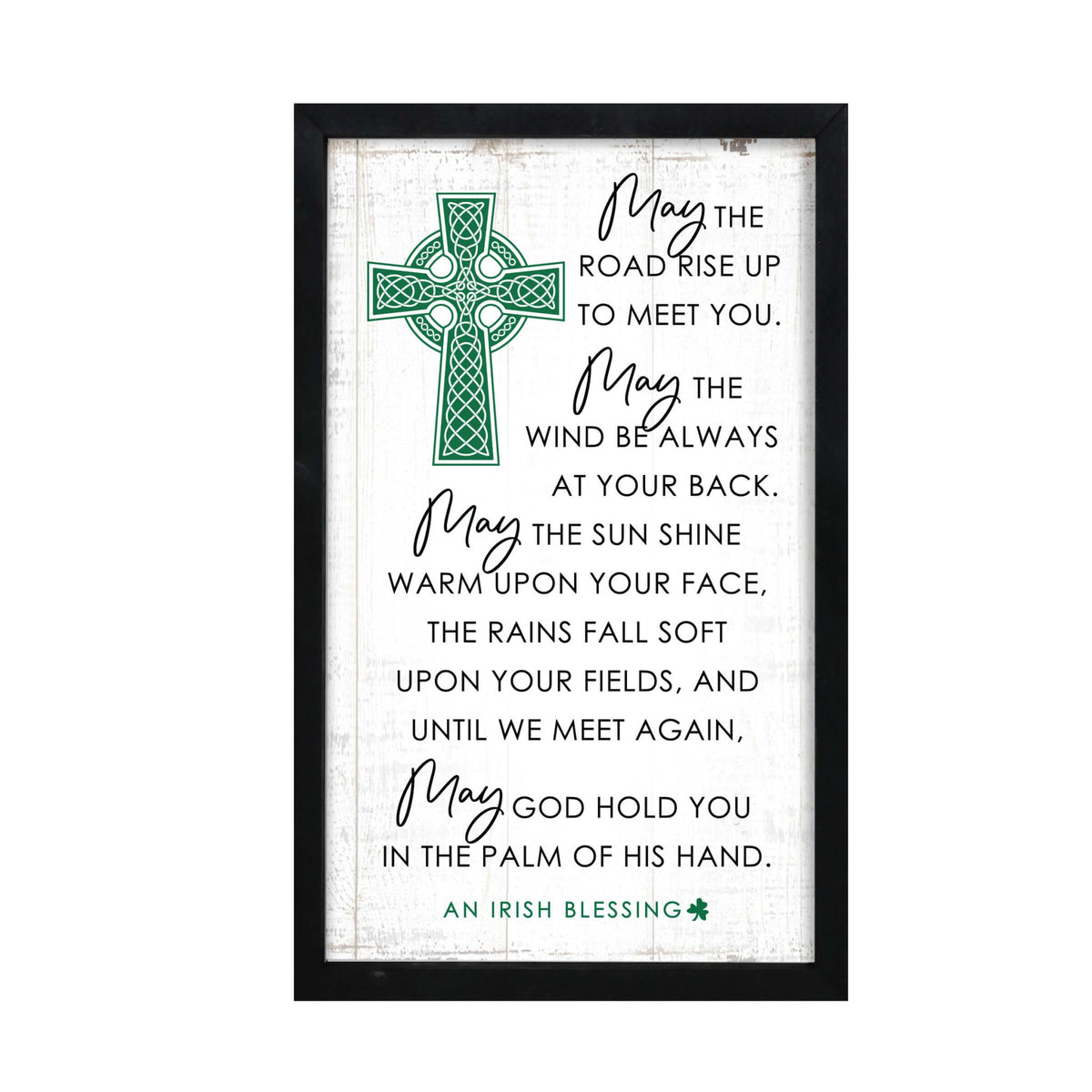 St. Patrick's Day Framed Shadow Box For Home Decor and Gift Ideas - LifeSong Milestones