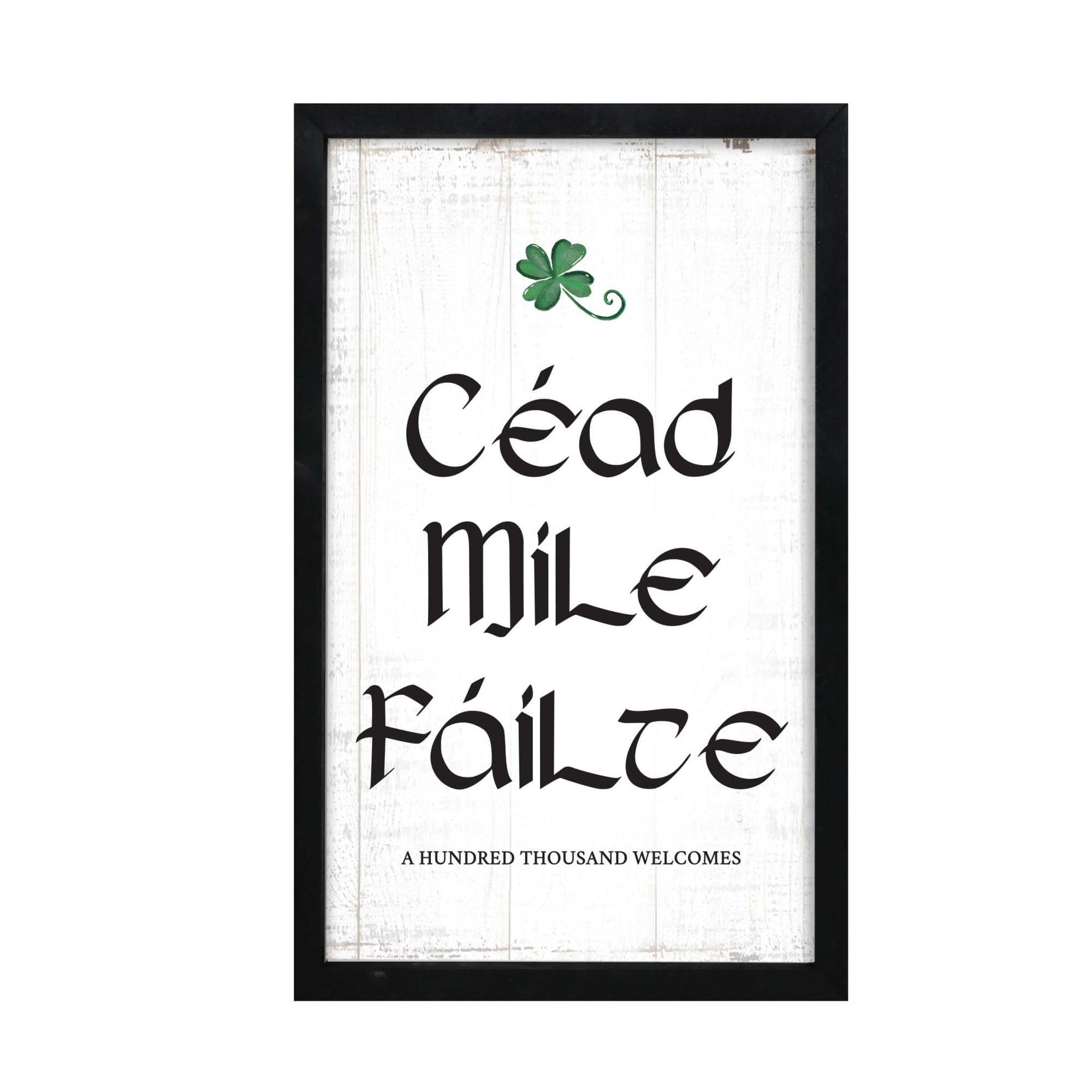 St. Patrick's Day Framed Shadow Box For Home Decor and Gift Ideas - LifeSong Milestones