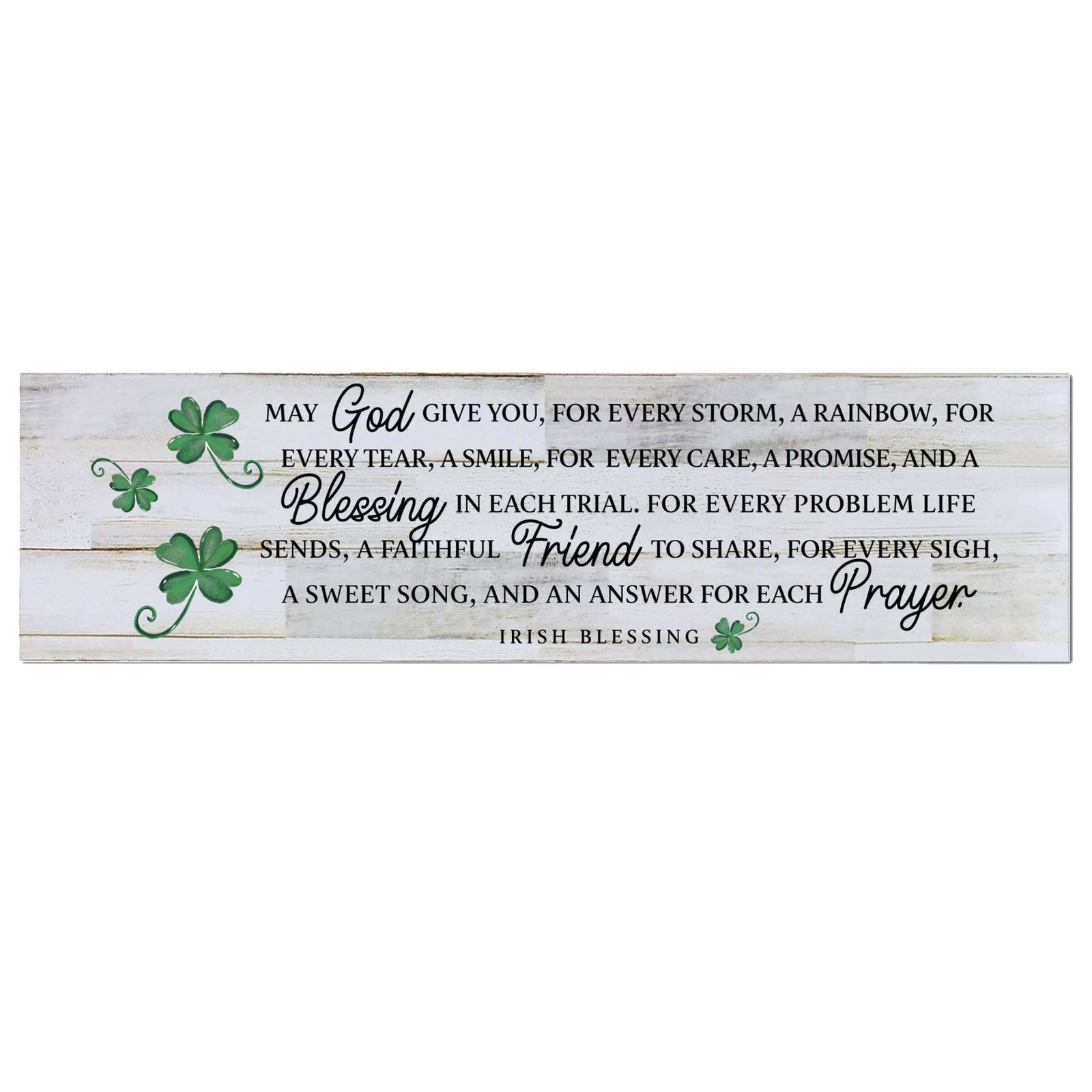 St. Patrick's Day Hanging Wooden Art Sign For Home Decor - LifeSong Milestones