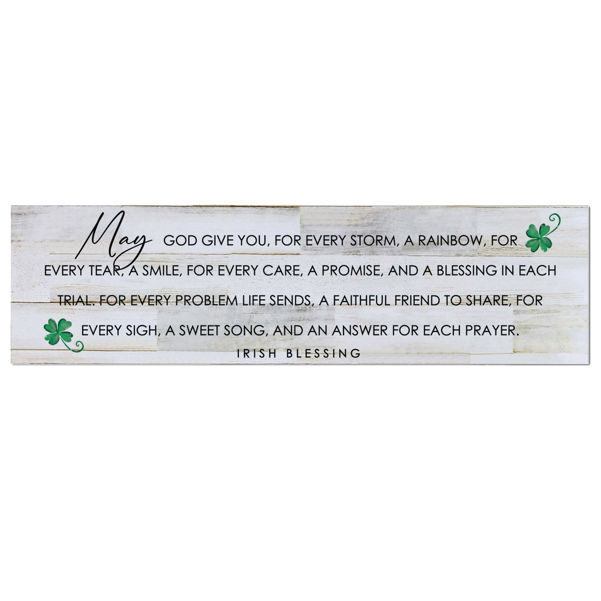St. Patrick's Day Hanging Wooden Art Sign For Home Decor - LifeSong Milestones