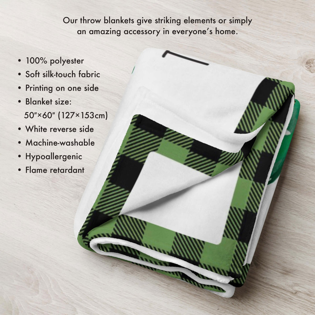 St. Patrick's Day Inspirational Soft And Lightweight Throw Blankets For Home Decor - May Love And Laughter - LifeSong Milestones