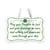 St. Patrick’s Day Irish Everyday Ribbon Wall Sign 8x12 - May Your Troubles Be Less - LifeSong Milestones
