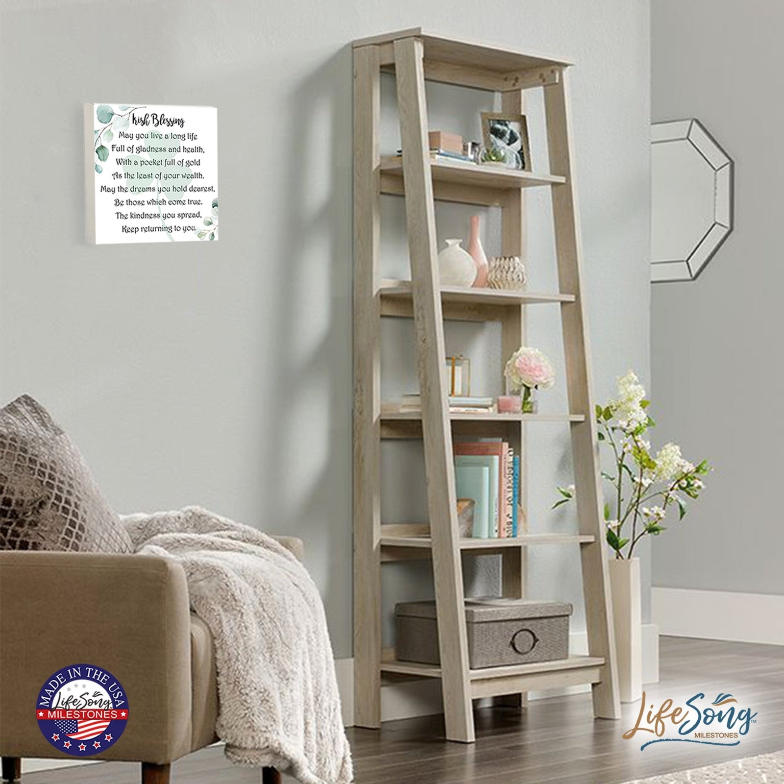 St. Patrick’s Day Irish Everyday Shadow Box 10x10 - May You Live A Long - LifeSong Milestones