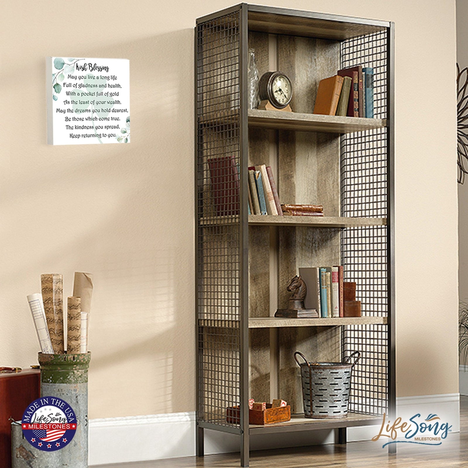 St. Patrick’s Day Irish Everyday Shadow Box 10x10 - May You Live A Long - LifeSong Milestones