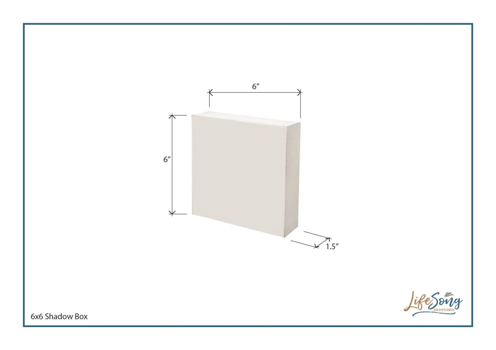 St. Patrick's Day Irish Everyday Shadow Box 6x6 - May You Live A Long - LifeSong Milestones