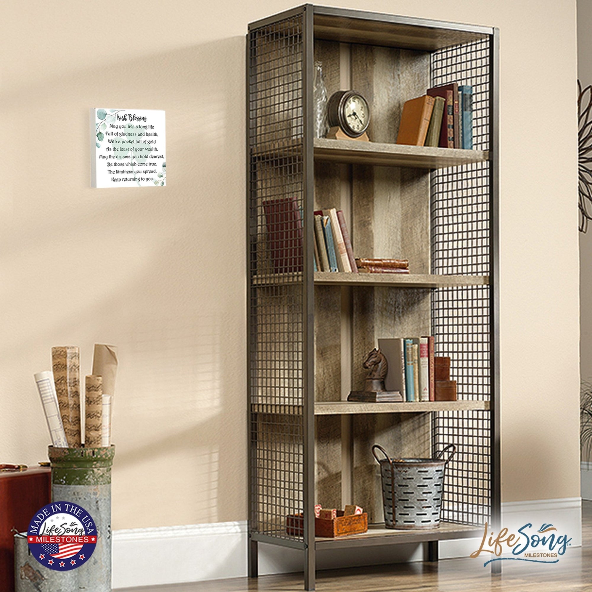 St. Patrick's Day Irish Everyday Shadow Box 6x6 - May You Live A Long - LifeSong Milestones