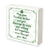 St. Patrick's Day Irish Everyday Shadow Box 6x6 - May Your Trouble Be Less - LifeSong Milestones