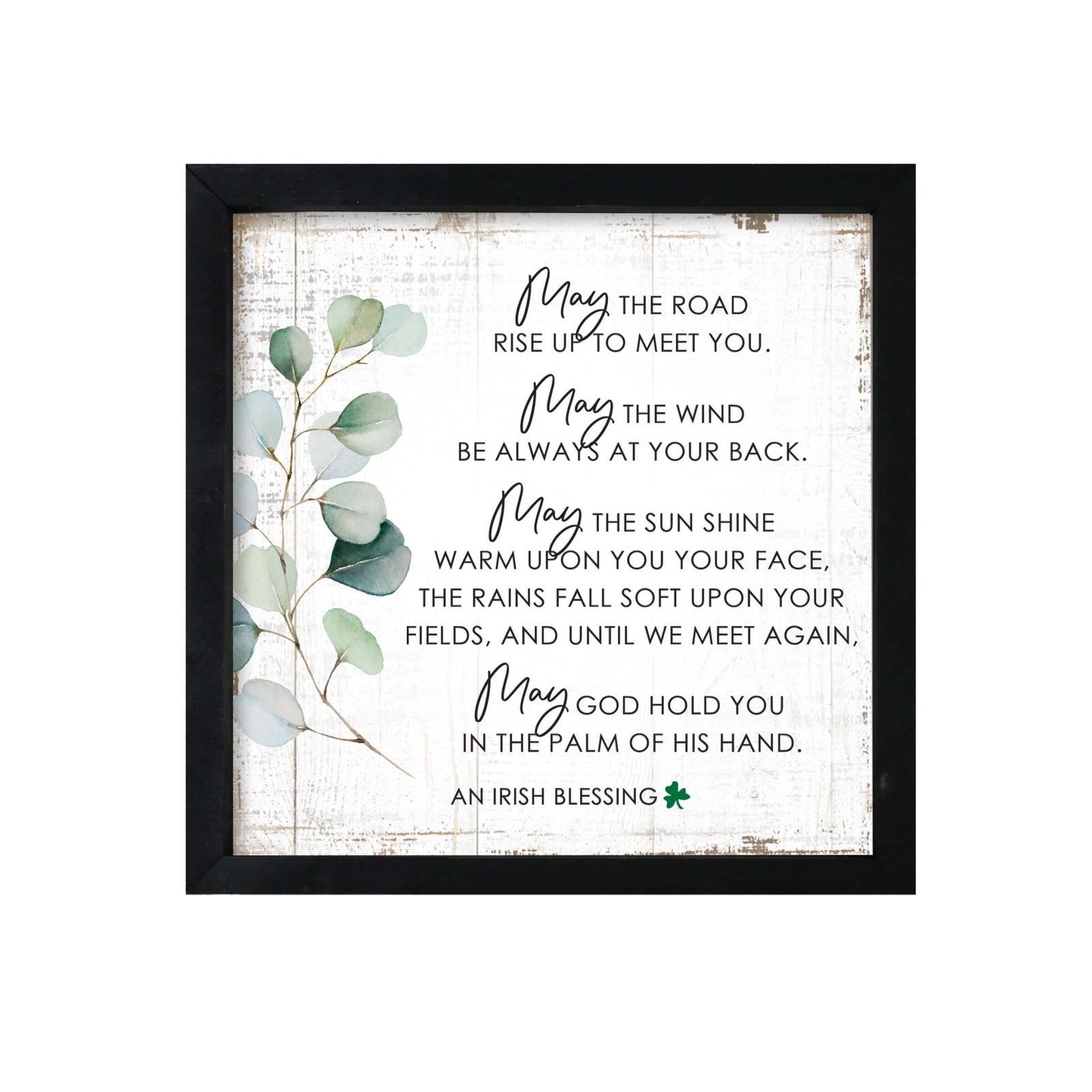 St. Patrick's Day Modern Wooden Framed Shadow Box Home Décor Gift - LifeSong Milestones