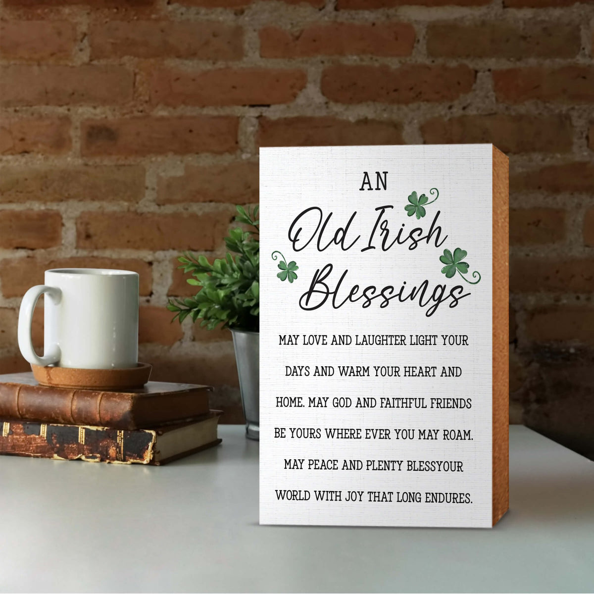 St. Patrick’s Day Tabletop Signs and Shelf Decor for Home Decorations - LifeSong Milestones