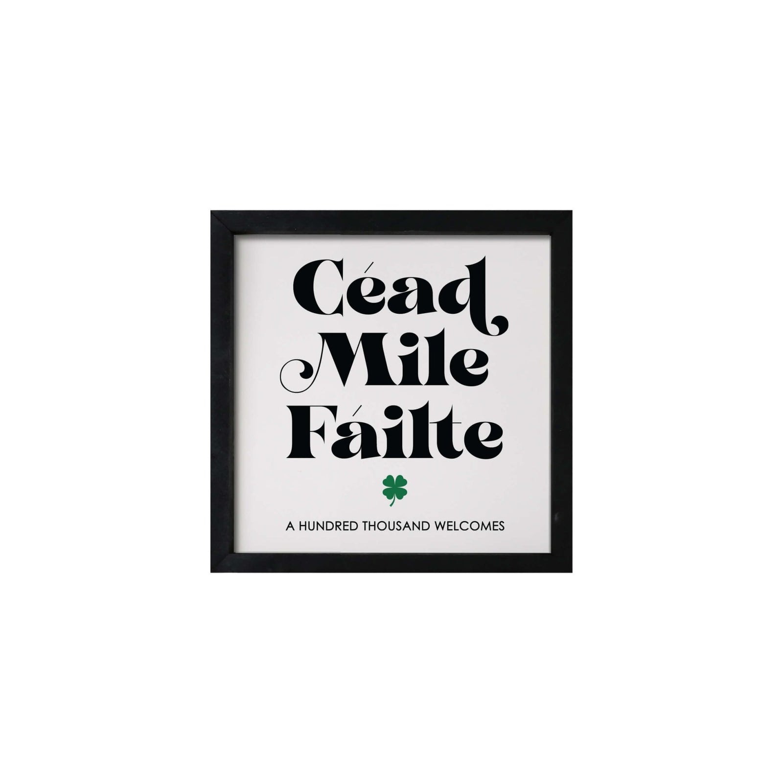 St. Patrick's Day Wooden Framed Shadow Box | Irish Blessing Modern Family Home Décorations - LifeSong Milestones