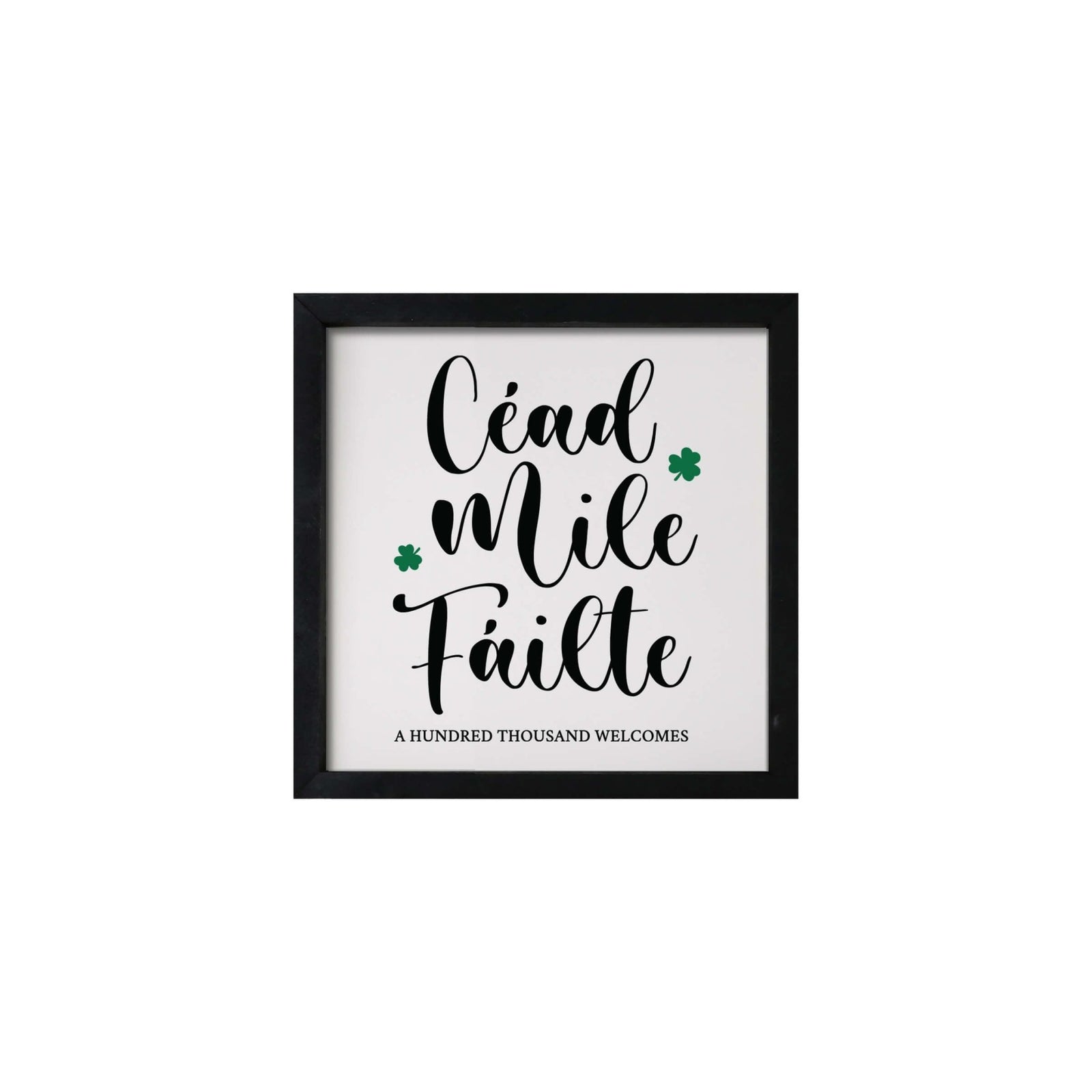 St. Patrick's Day Wooden Framed Shadow Box | Irish Blessing Modern Family Home Décorations - LifeSong Milestones
