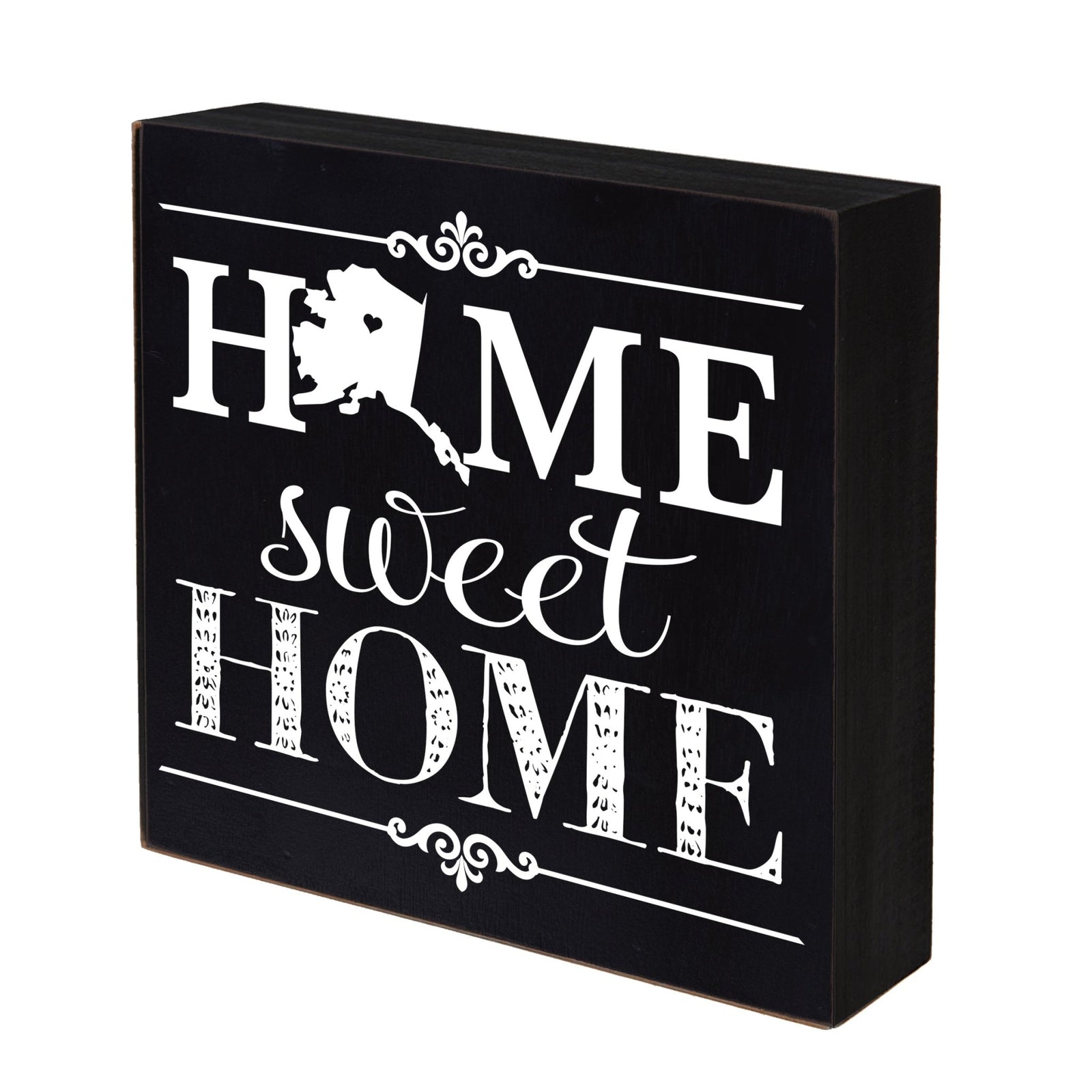 State Shadow Box Home Sweet Home 10x10 - Alaska - LifeSong Milestones