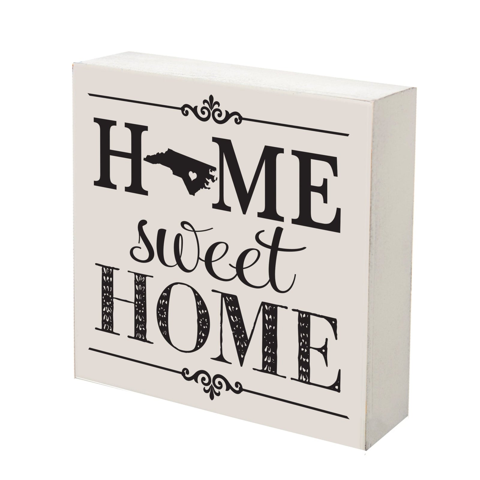 State Shadow Box Home Sweet Home 10x10 - North Carolina - LifeSong Milestones