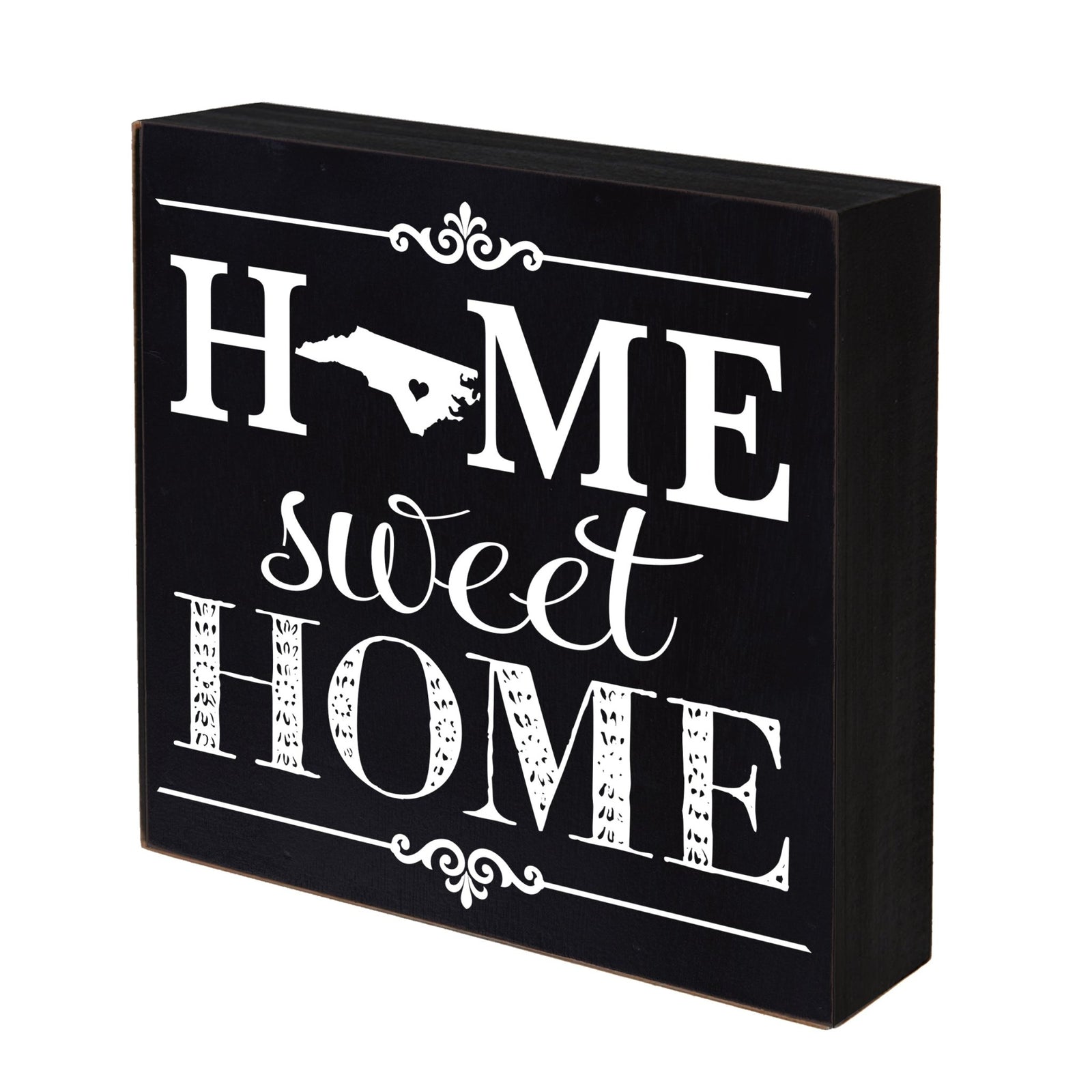 State Shadow Box Home Sweet Home 10x10 - North Carolina - LifeSong Milestones