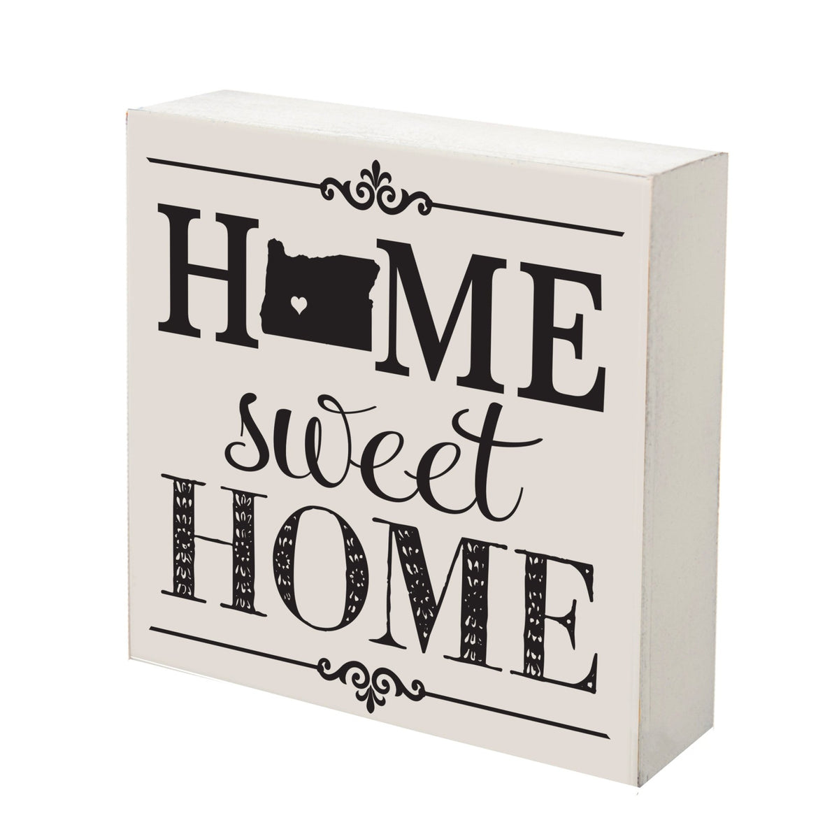 State Shadow Box Home Sweet Home 10x10 - Oregon - LifeSong Milestones
