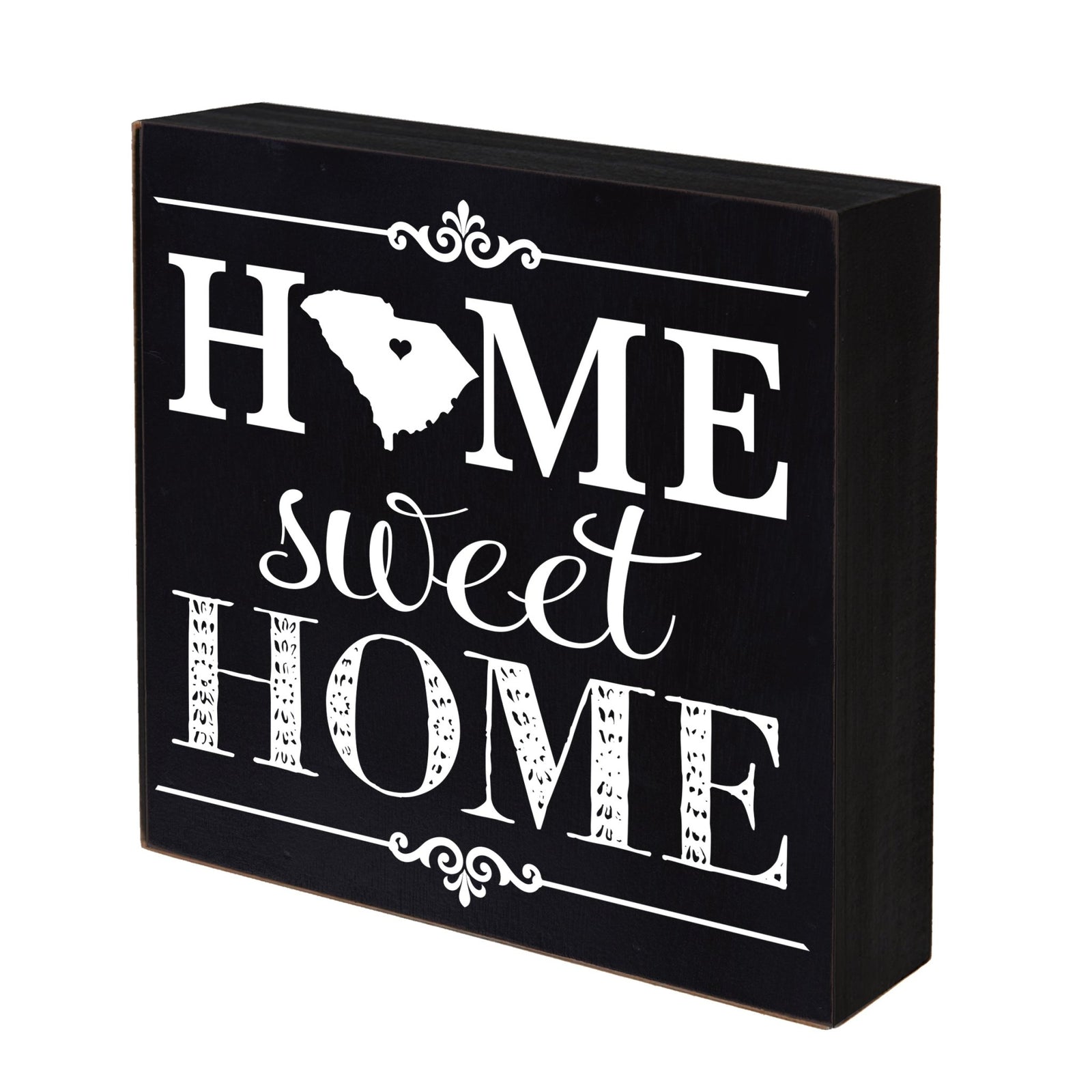 State Shadow Box Home Sweet Home 6x6 - South Carolina - LifeSong Milestones