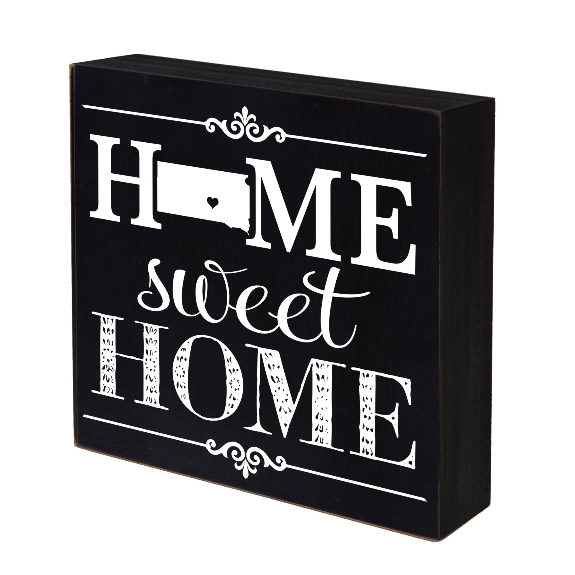 State Shadow Box Home Sweet Home 6x6 - South Dakota - LifeSong Milestones