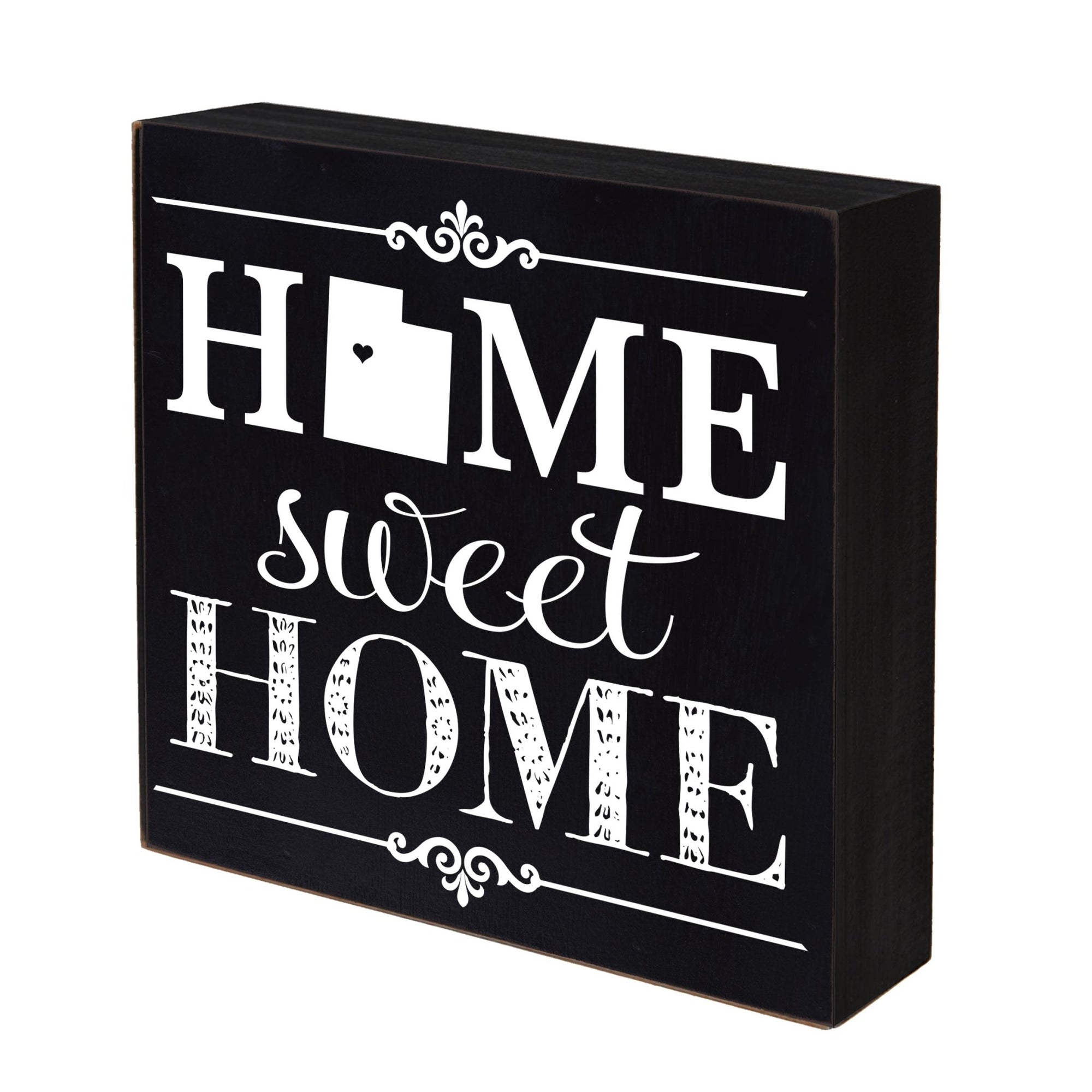 State Shadow Box Home Sweet Home 6x6 - Utah - LifeSong Milestones