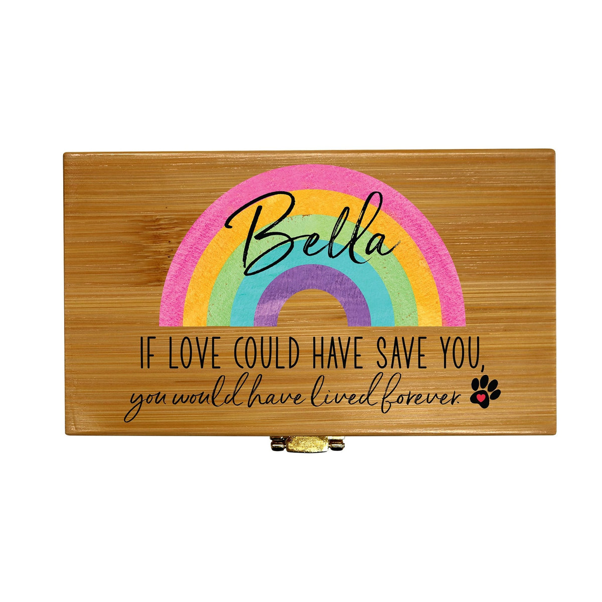 Sustainable Bamboo Cremation Urn for Pet Ashes – Biodegradable Memorial Keepsake - If Love Could - LifeSong Milestones