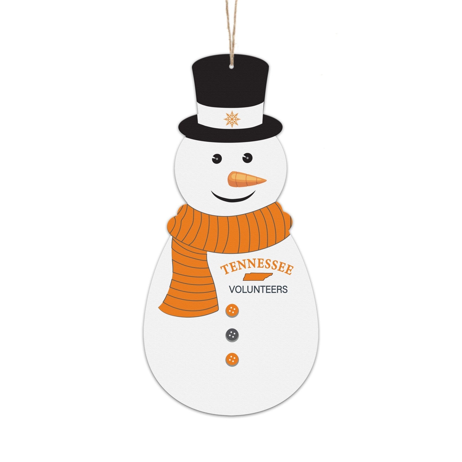 Tennessee Snowman Ornament Gift - LifeSong Milestones