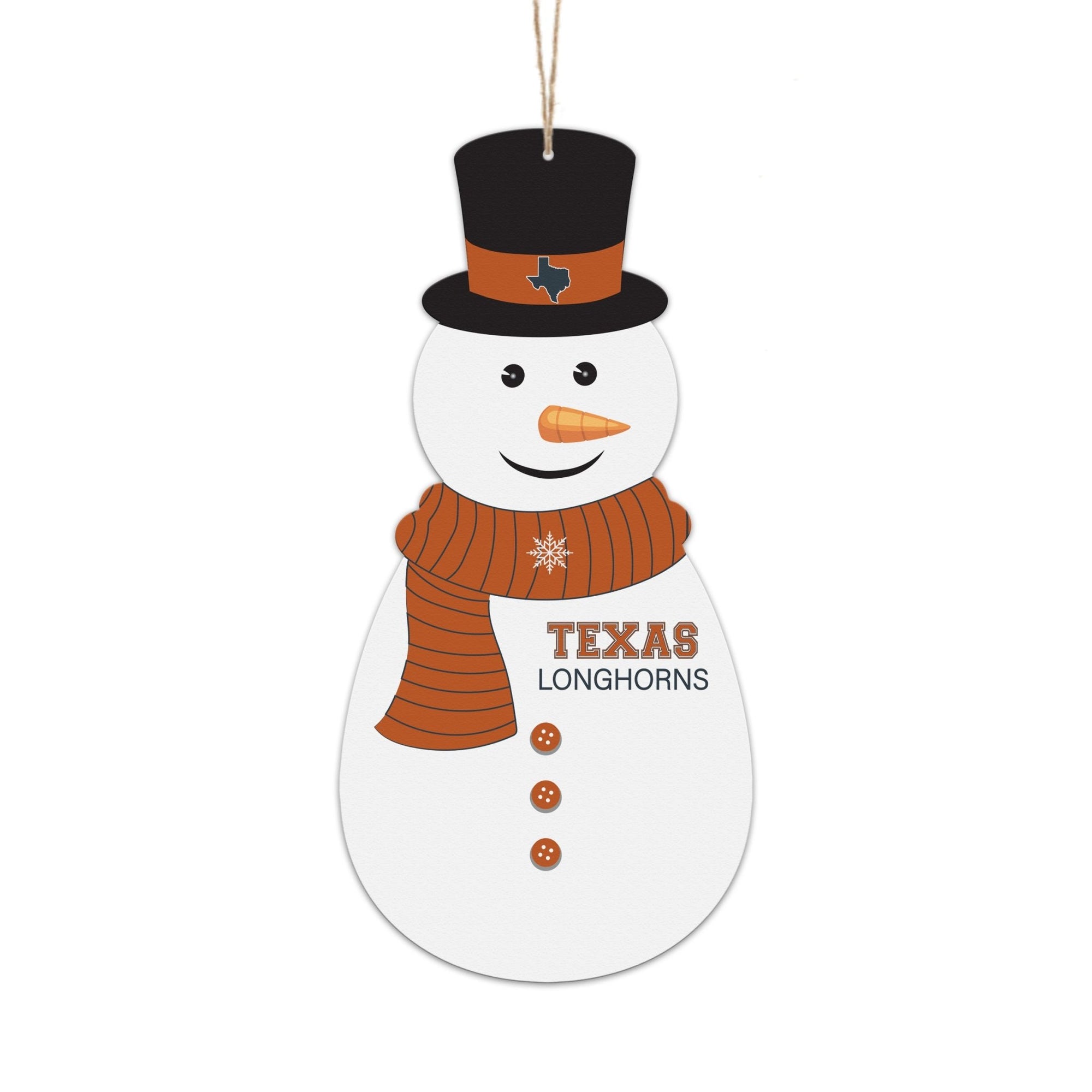 Texas Snowman Ornament Gift - LifeSong Milestones
