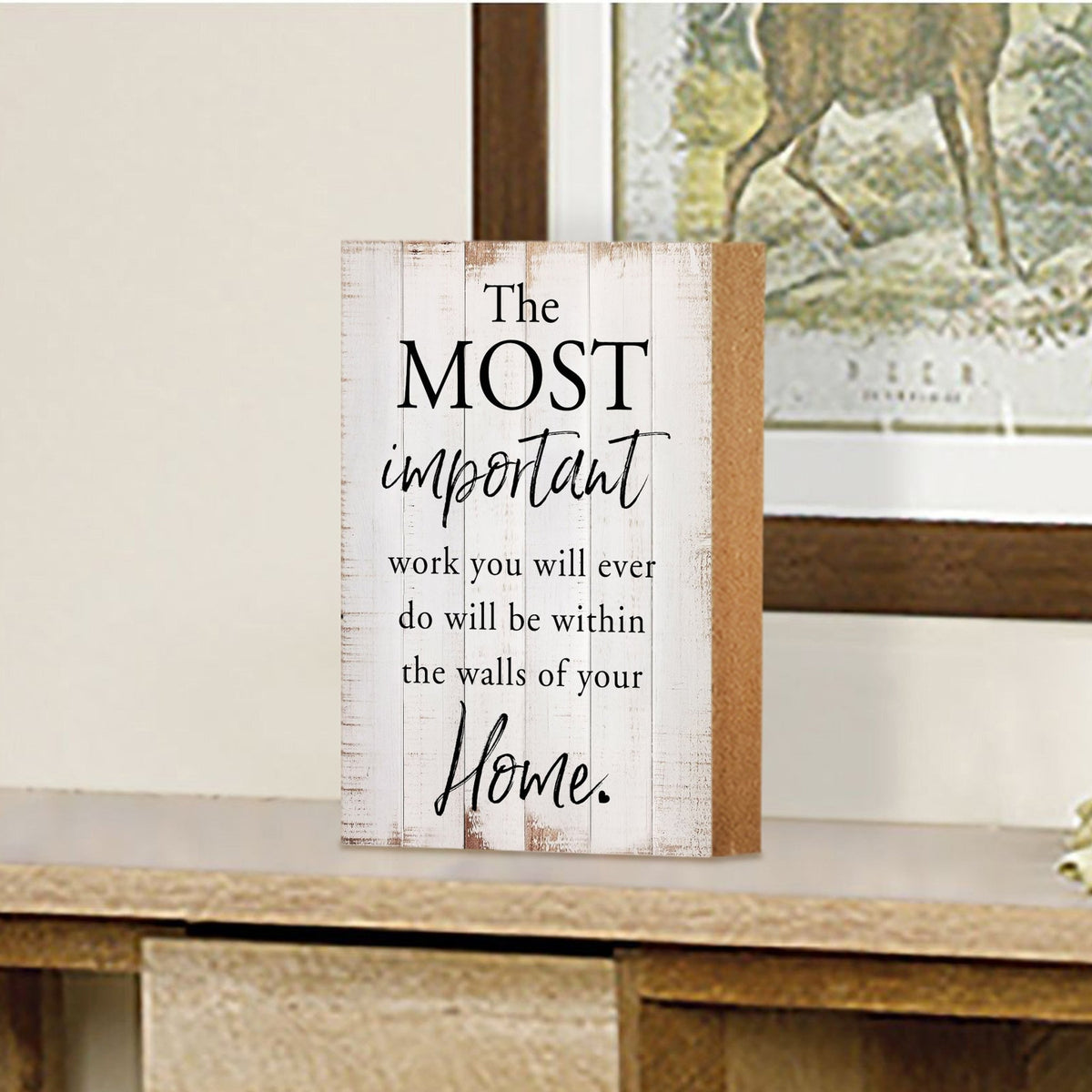 Unique Family Shelf Décor and Tabletop Signs Home Decor - LifeSong Milestones
