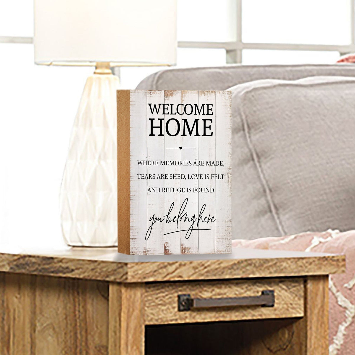 Unique Family Shelf Décor and Tabletop Signs Home Decor - LifeSong Milestones