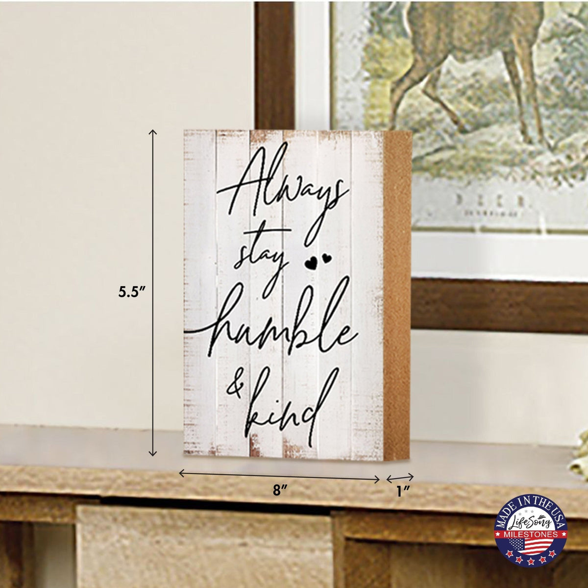 Unique Family Shelf Décor and Tabletop Signs Home Decor - LifeSong Milestones