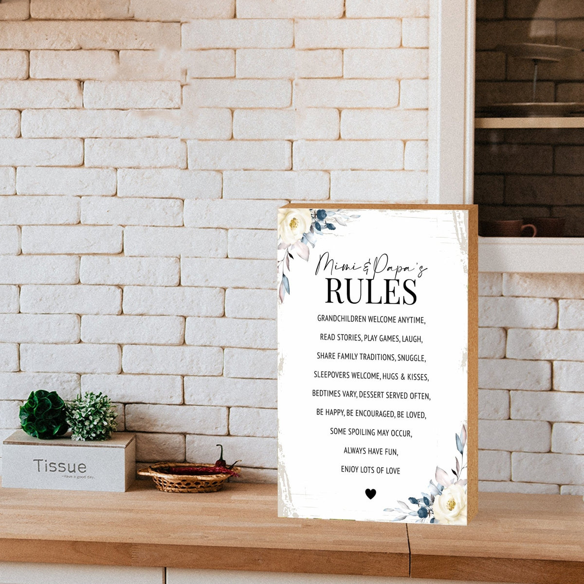 Unique Family Shelf Décor and Tabletop Signs Home Decor - LifeSong Milestones