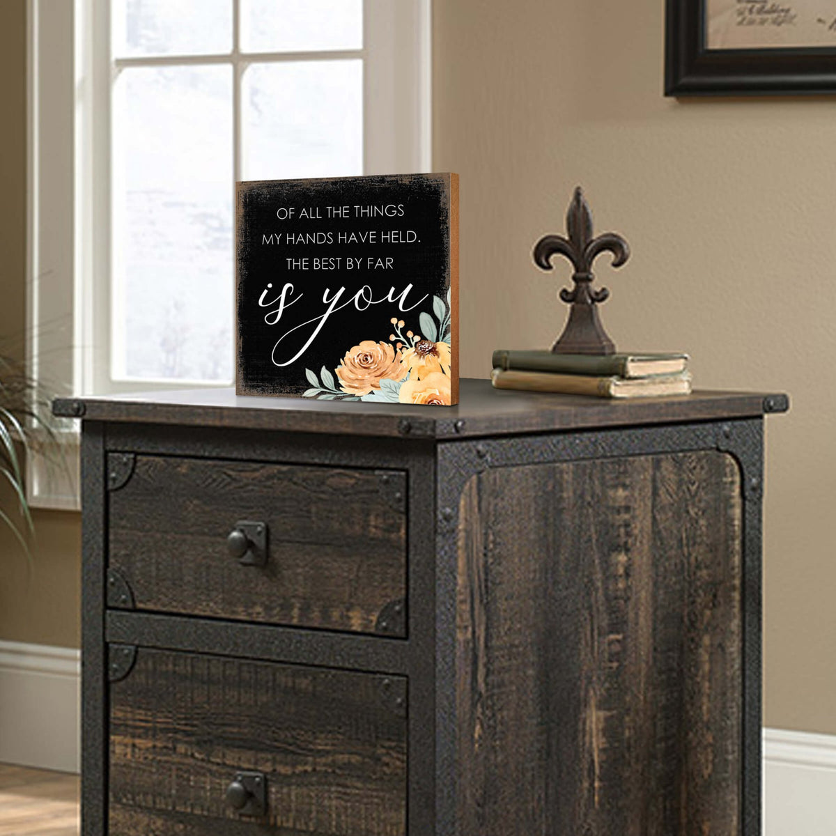 Unique Shelf Decor and Table Top Signs Gift for Daughter - LifeSong Milestones