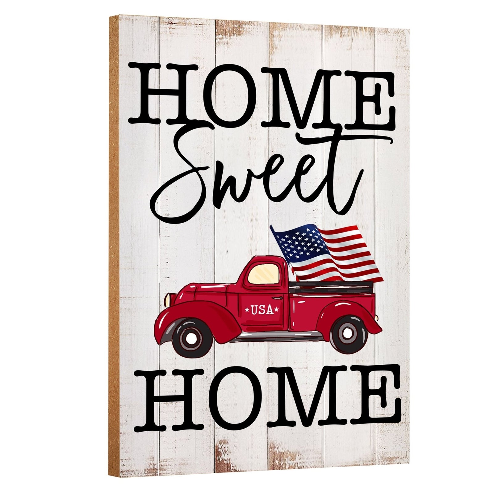Unique Shelf Décor and Tabletop Americana Wooden Signs - LifeSong Milestones