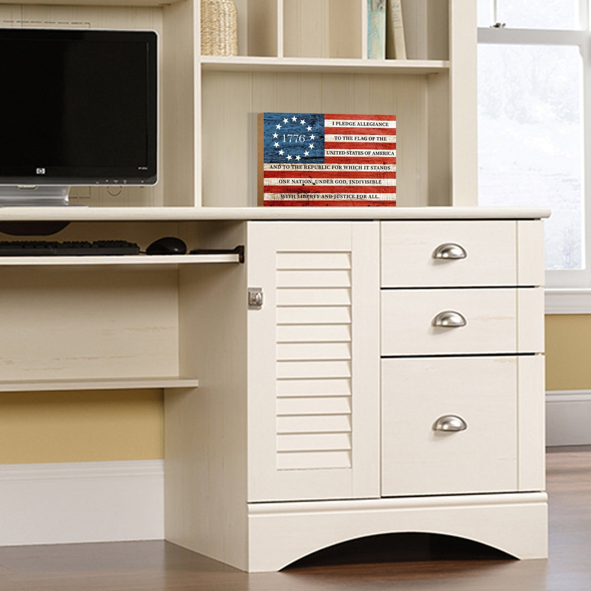 Unique Shelf Décor and Tabletop Americana Wooden Signs - LifeSong Milestones