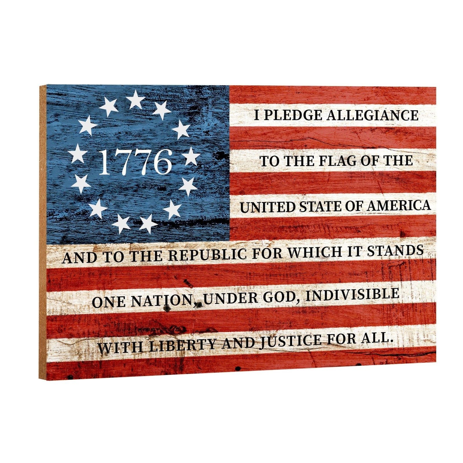 Unique Shelf Décor and Tabletop Americana Wooden Signs - LifeSong Milestones
