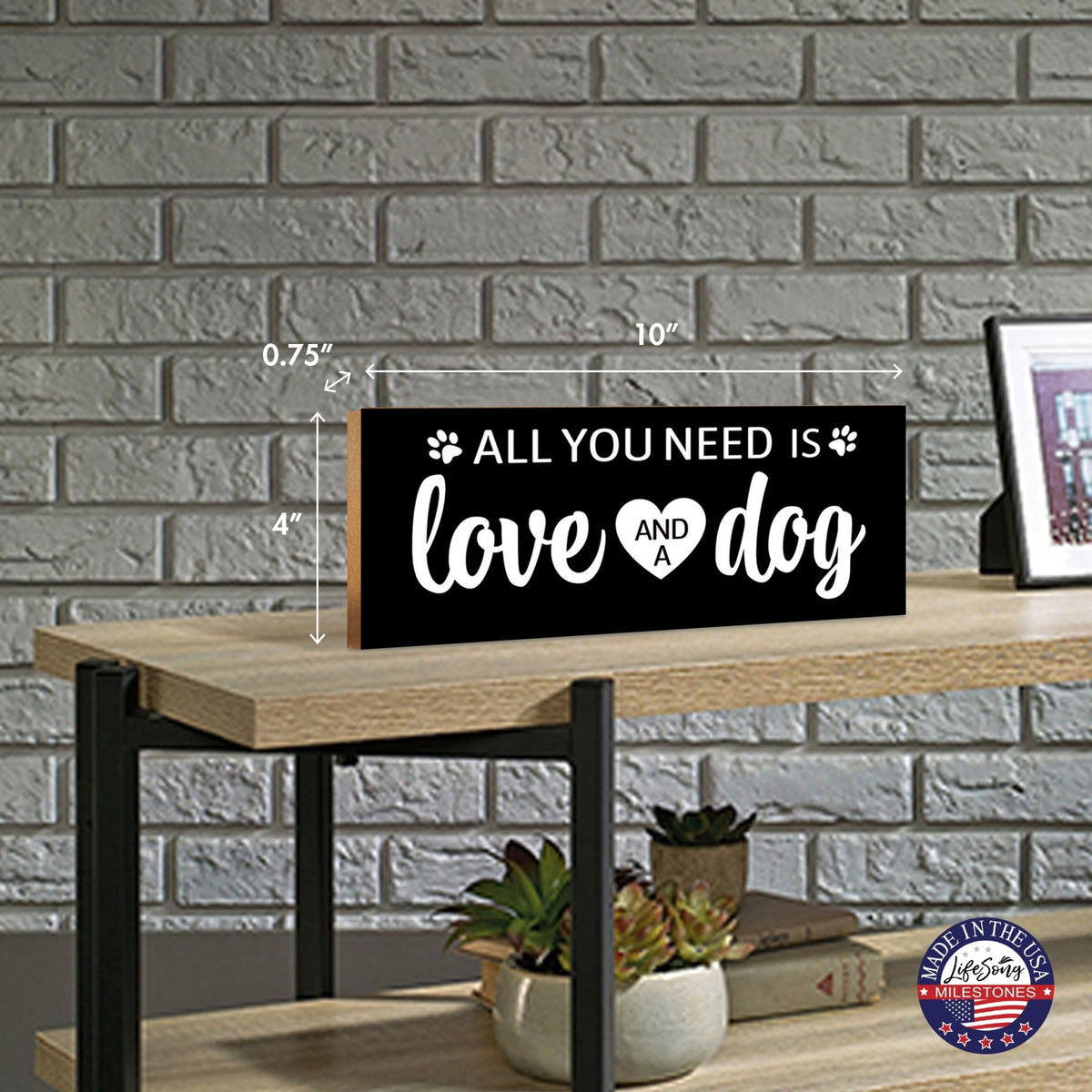 Unique Shelf Décor and Tabletop Signs for Pet - LifeSong Milestones