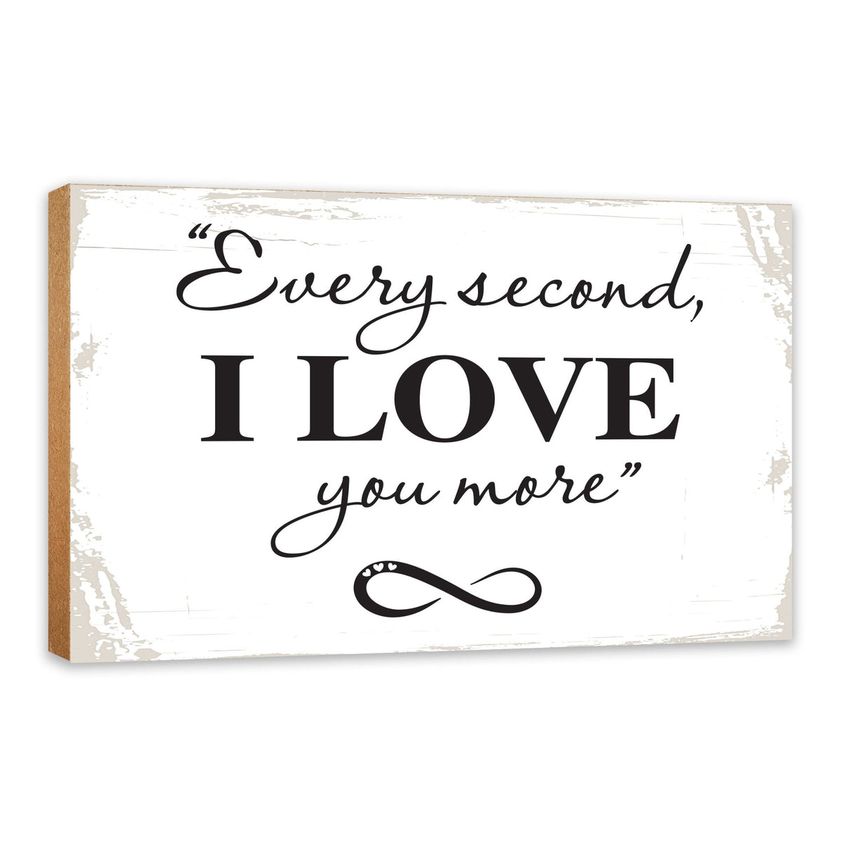 Unique Shelf Decor and Tabletop Signs for Wedding Anniversary Gift for Couples - A Perfect Marriage - LifeSong Milestones